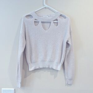 🔥Embossed Elegant Cream Women's Sweater🔥
